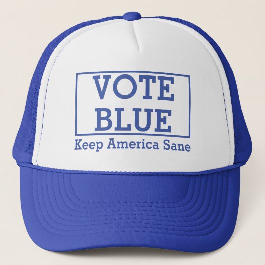 Casquette Vote Blue : Keep America Sane T-Shirt (Devant)