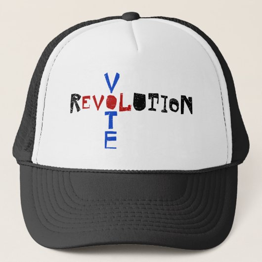 Casquette Vote pour la révolution (Devant)