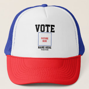 CASQUETTE VOTER LE NOM PERSONNALISER LA PHOTO