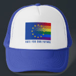 Casquette Voter Pour Notre Future Europe Election Democracy<br><div class="desc">Vote Pour Notre Future Europe Élection Démocratie Trucker Hat</div>