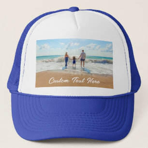 Casquette Votre chapeau de routier photo Texte personnalisé