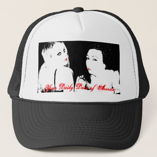 Casquette Votre dose quotidienne d'arsenic (Devant)