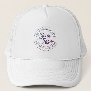 Casquette Votre logo d'entreprise personnalisé simple arc-en