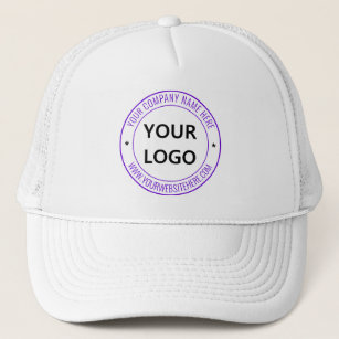 Casquette Votre nom de logo Site web Trucker Hat - Promotion