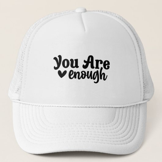 Casquette Vous Êtes Assez De Typographie Moderne (Devant)