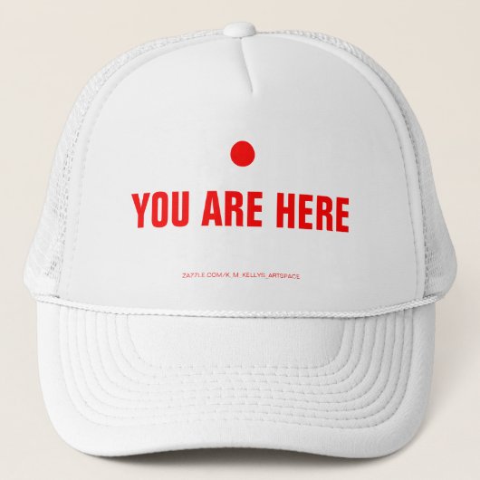 CASQUETTE VOUS ÊTES ICI (Devant)