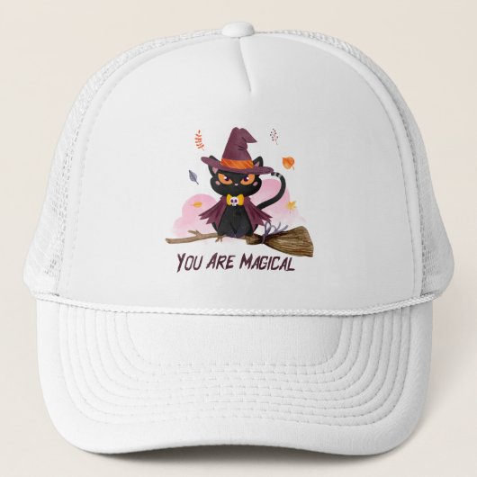 Casquette Vous Êtes Magique Chat De Sorcière (Devant)
