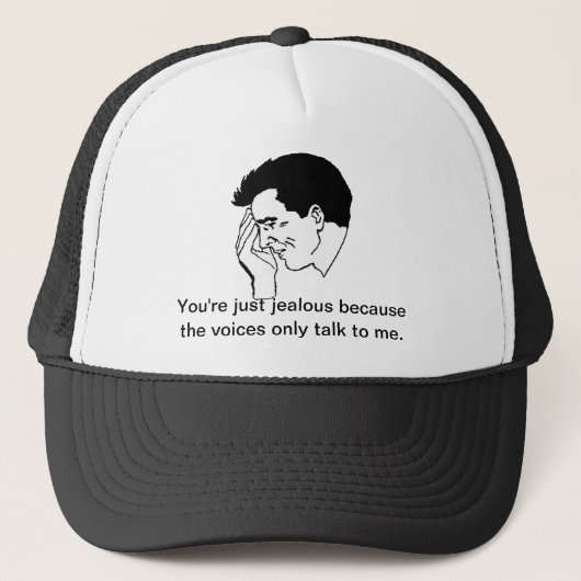 Casquette Vous êtes simplement jaloux… (Devant)