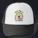 Casquette Vous Êtes Un Arc En Ciel De Possibilités Enseignan<br><div class="desc">Vous êtes un arc-en-ciel de possibilités Enseignant drôle,  enseignant,  retour à l'école,  école,  éducation,  enseignement,  enseignement,  vintage,  préscolaire,  humour,  étudiant,  cadeaux Cadeau pour elle pour les enfants</div>