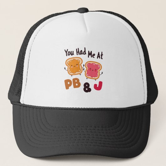 Casquette Vous m'aviez chez PB&J Peanut Butter et Jelly (Devant)
