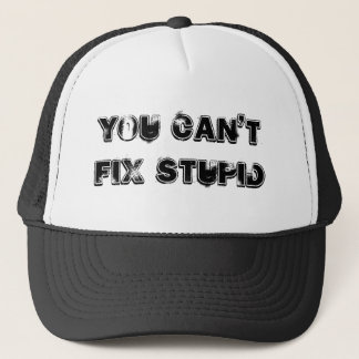 Casquette Vous ne pouvez pas fixer stupide