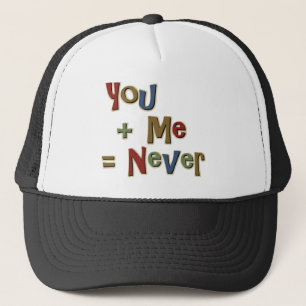Casquette Vous plus moi égaux jamais drôles