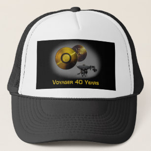 Casquette Voyager vaisseau spatial et record d'or à 40