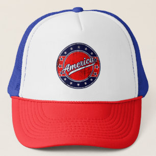 Casquette Voyageur mondial - Amérique   USA Trucker Hat