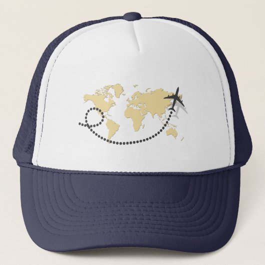 Casquette Voyons l'illustration du monde (Devant)