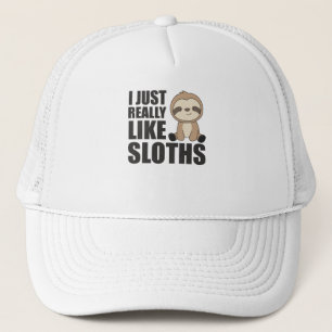 Casquette Vraiment comme Sloth's Sloth mignonnes animaux pou