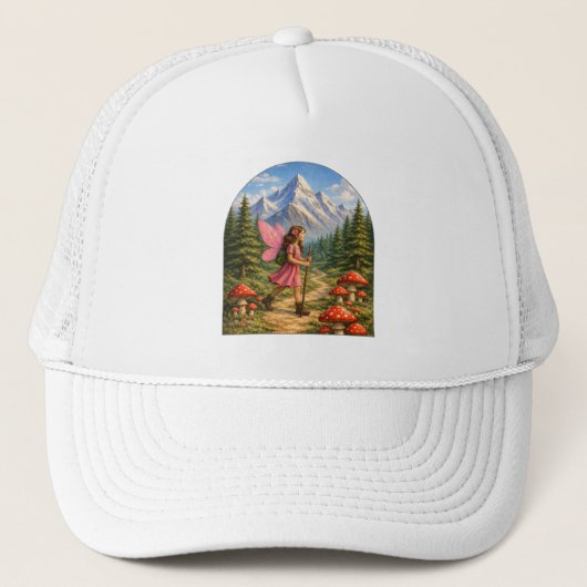 Casquette Wanderlust Mountain Fairy Hiker Fairycore Mushroom (Devant)