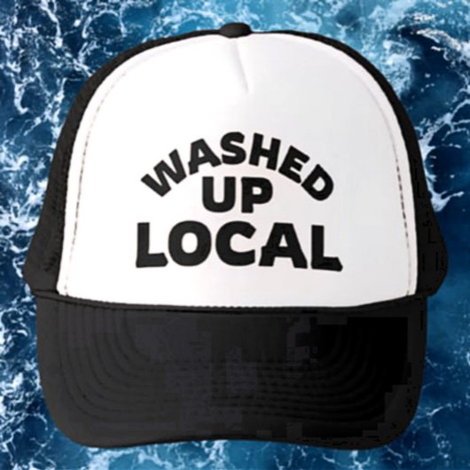 Casquette Washed Local | Chapeau de camion amusant