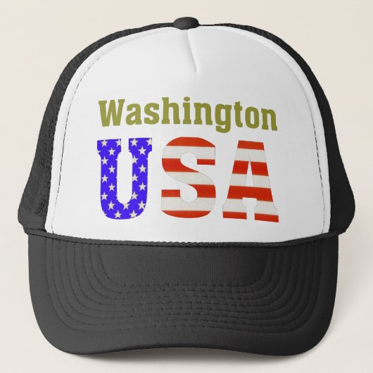 Casquette Washington Etats-Unis ! (Devant)