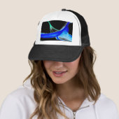 Casquette Waves Abstrait (En situation)