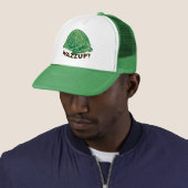 Casquette Wazzup - Chapeau de camion vert (En situation)