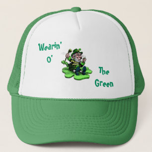 Casquette Wearin' O' The Green Leprechaun St. Patty's Casque