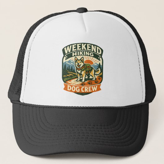 Casquette Weekend Hiking Dog Crew Outdoor Cap (Devant)
