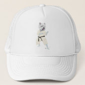 Casquette West Highland Terrier KARATE ! (Devant)