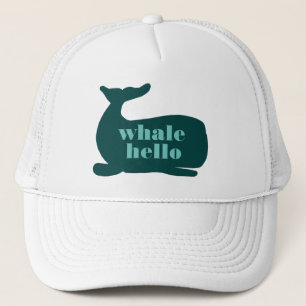 Casquette Whale Hello Trucker Chapeau