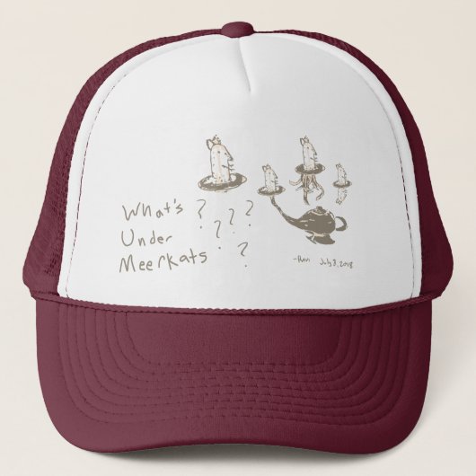 Casquette Whats Under Meerkats (Devant)