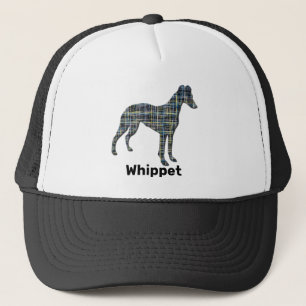 Casquette Whippet / Grille Silhouette de chien gris italien