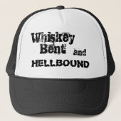 Casquette Whiskey plié, et, HELLBOUND (Devant)