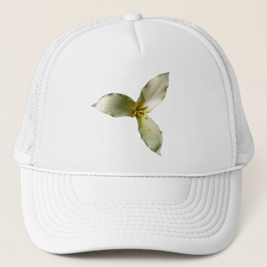 Casquette White Trillium Flower Spring Wildflower (Devant)