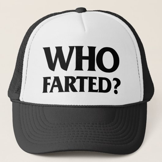 Casquette Who Farted? (Devant)