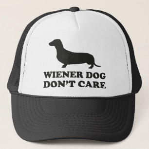 Casquette Wiener Dog s'en fiche