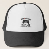 Casquette “Wife & Husband Team Life Cap – Just Married Coupl (Devant)