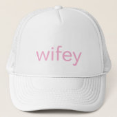 Casquette Wifey Cap – Perfect Bridal Accessory, Wedding Head (Devant)