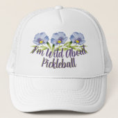 Casquette Wild About Pickleball Flower (Devant)