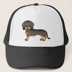 Casquette Wild Boar Wire Haired Dachshund Cute Cartoon Dog