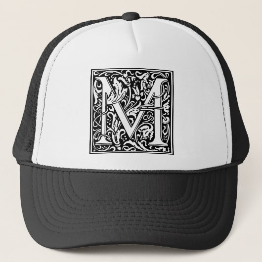 Casquette William Morris Alphabet "M" (Devant)