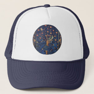 Casquette William Morris Bois de Pic Tapisserie Oiseaux Flor