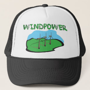 Casquette Windpower - conception de chemise d'énergie