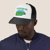 Casquette Windpower - conception de chemise d'énergie (En situation)