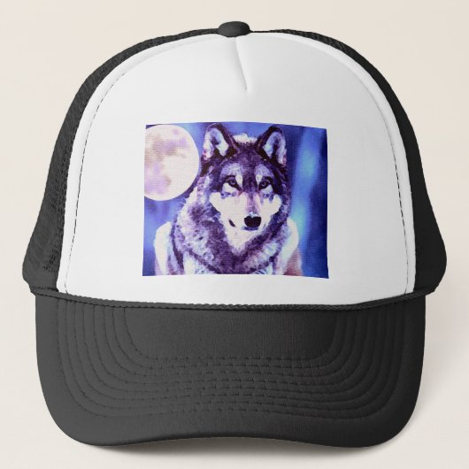 Casquette Wolf Look - Loup solitaire (Devant)