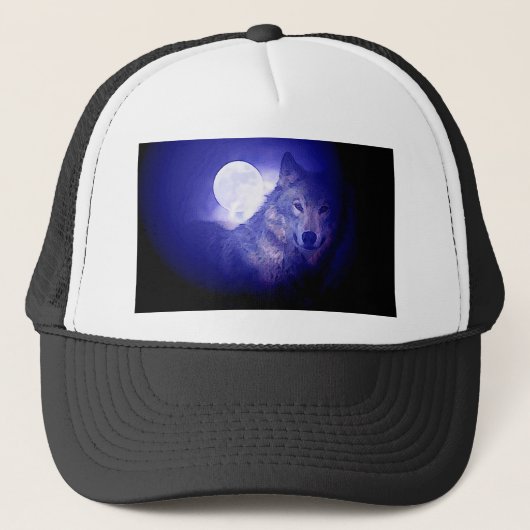 Casquette Wolf & Moon (Devant)
