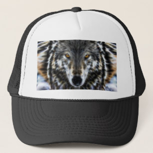 Casquette Wolf Portrait graphique inspiré