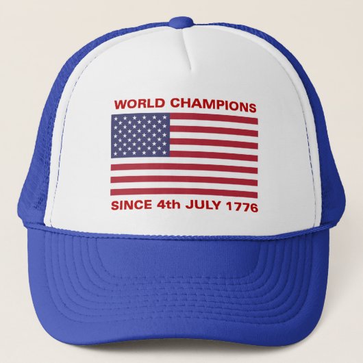 Casquette World war champions since 1776 (Devant)