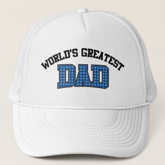Casquette Worlds Greatest Dad Hat Plaid
