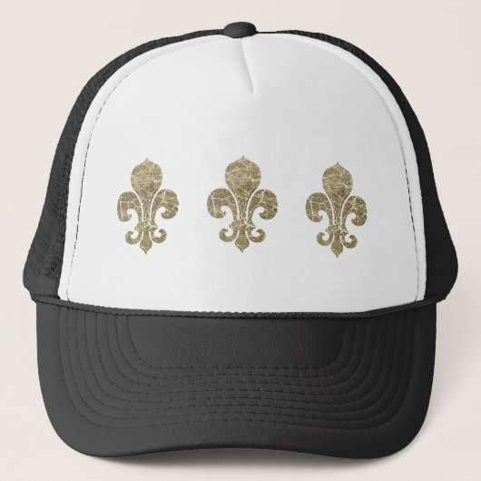 Casquette Worn Fleur De Lis (Devant)