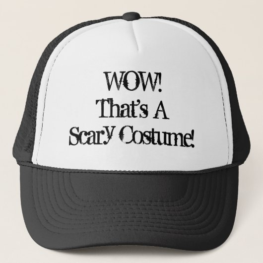 Casquette WOW ! C'est un costume effrayant ! (Devant)